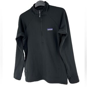 Patagonia polartex Thermal , quarter zip jacket black  SZ XS